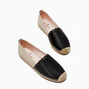Kate Spade Gardenia Black and Tan Flats - Size 6 Brand New